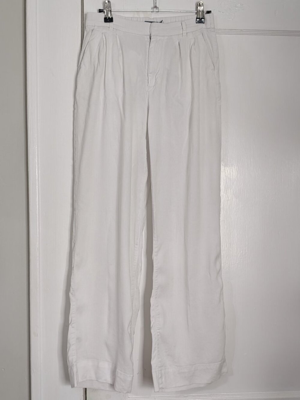 Vineyard Vines Marthas Vineyard Women's Size 2 White Linen Blend Pants Coastal